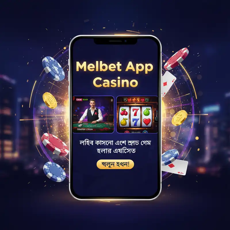Melbet App Casino Features - লাইভ ক্যাসিনো ও স্লট গেম